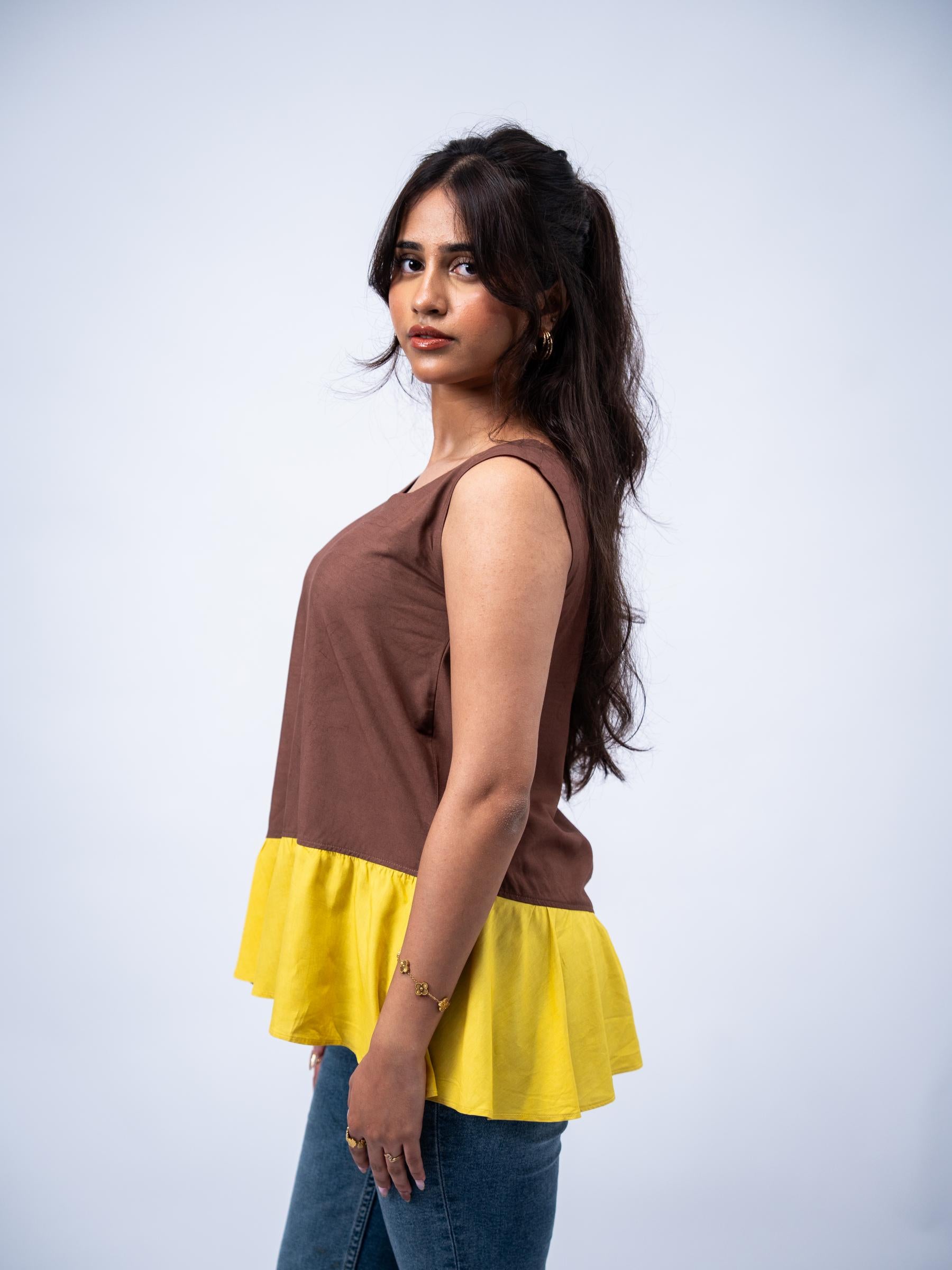 The Ember Top - Brown