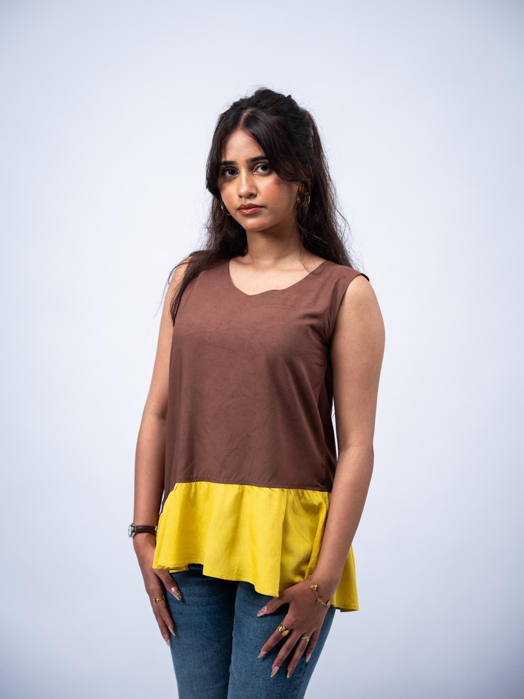 The Ember Top - Brown