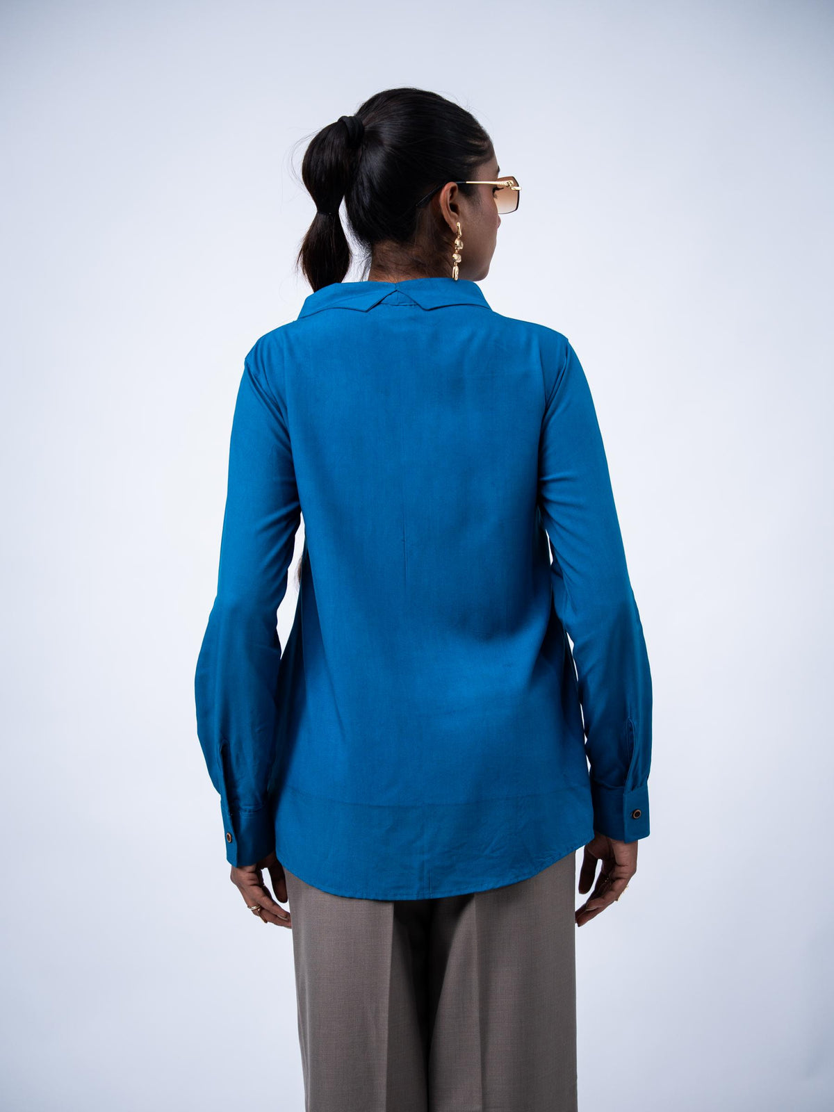 The Drift Shirt - Cerulean Blue